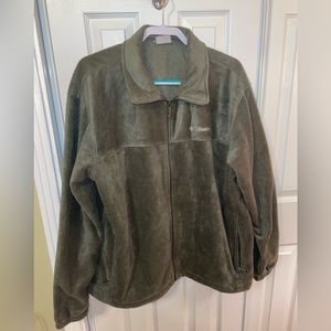 Green Columbia Fleece Jacket